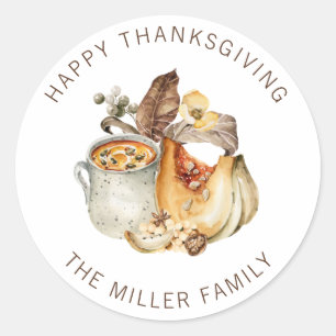 Sticker bon thanksgiving
