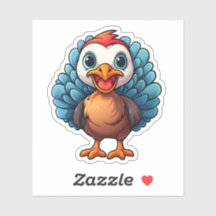 Bon thanksgiving magnifique dessin animé mignonne