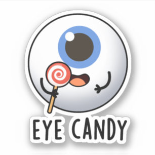 Sticker Bonbons pour yeux amusant jeu d'yeux