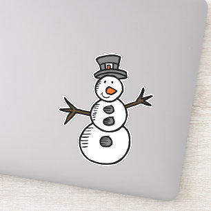 Sticker Bonhomme de neige