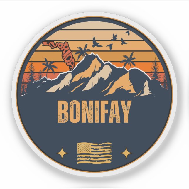 Sticker Bonifay, Floride  (Devant)