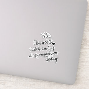 Sticker Bonjour