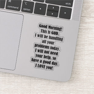 Sticker Bonjour de Dieu