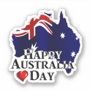 Sticker Bonne fête nationale australienne