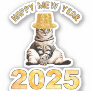 Sticker Bonne nouvelle année 2025