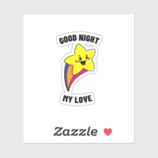 STICKER BONNE NUIT MON AMOUR