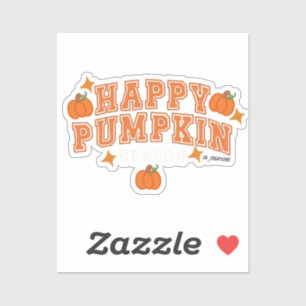 Sticker Bonne saison Citrouille