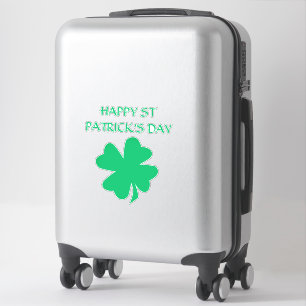 Sticker Bonne St Patrick's Day 2024 Irish Shamrock Leaf