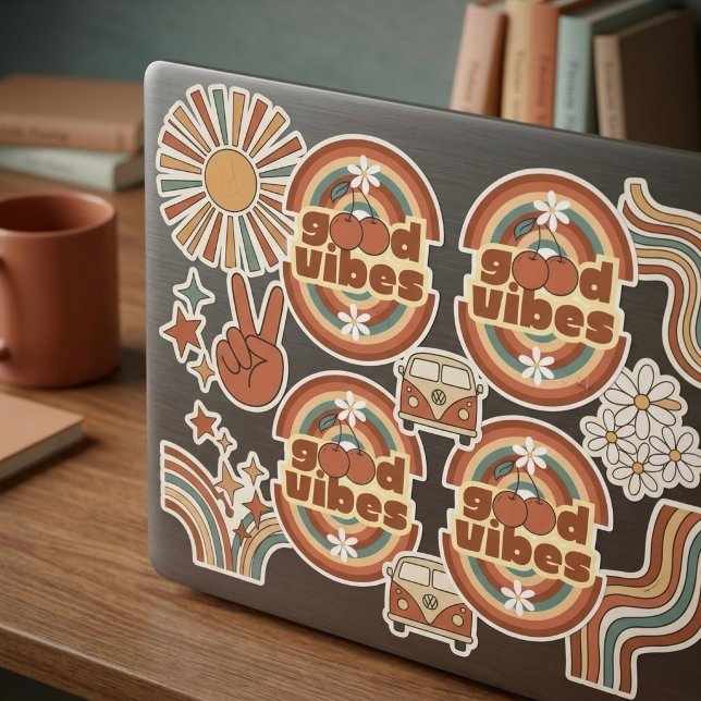 Sticker Bonne Vibration (Créateur téléchargé)