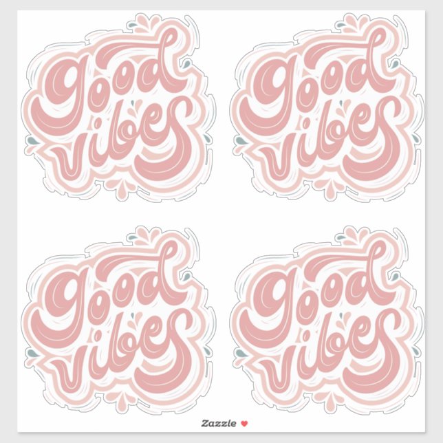 Sticker Bonne Vibration (Feuille)