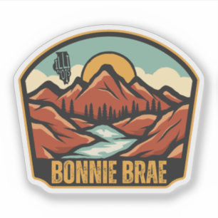 Sticker Bonnie Brae, Illinois