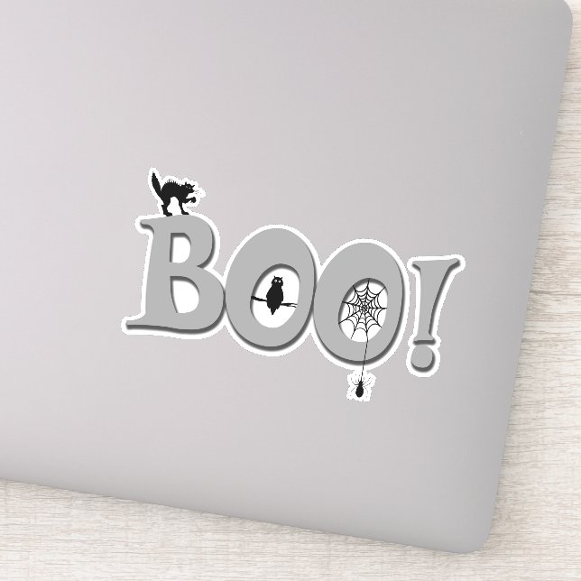 Sticker Boo ! (Détail)