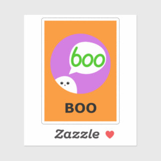 Sticker BOO Halloween