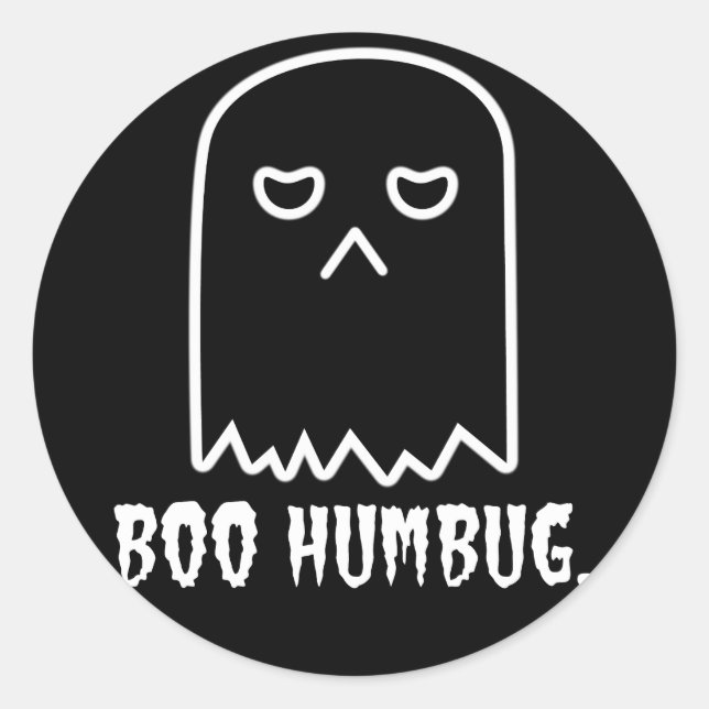 Sticker Boo Humbug (Devant)