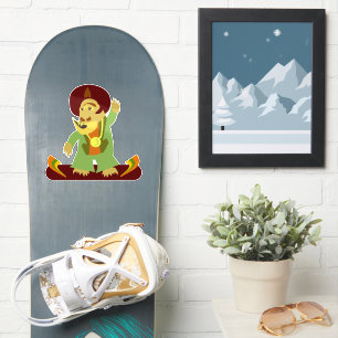 Sticker Boogie Monster Cartoon Creator Amusant Design