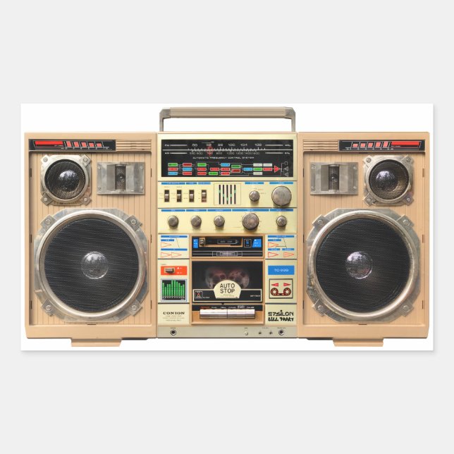 Sticker Boombox Conion TC-999 (Devant)