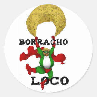 Sticker Borracho Loco
