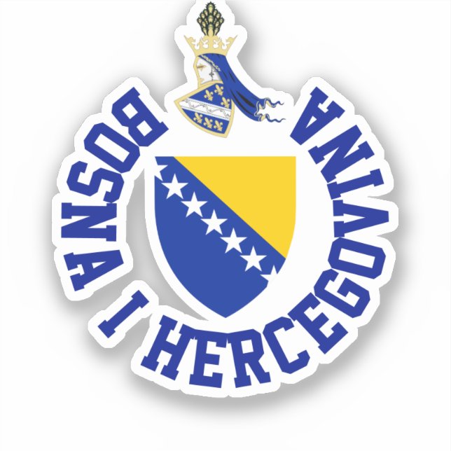 Sticker Bosnie-Herzégovine (Recto)