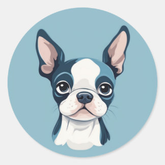 Sticker Boston Terrier