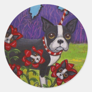 Sticker Boston Terrier