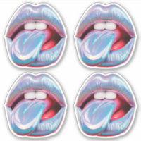 Bouche d'argent holographique
