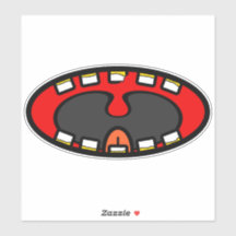 Bouche de dessin animé avec un rire fou