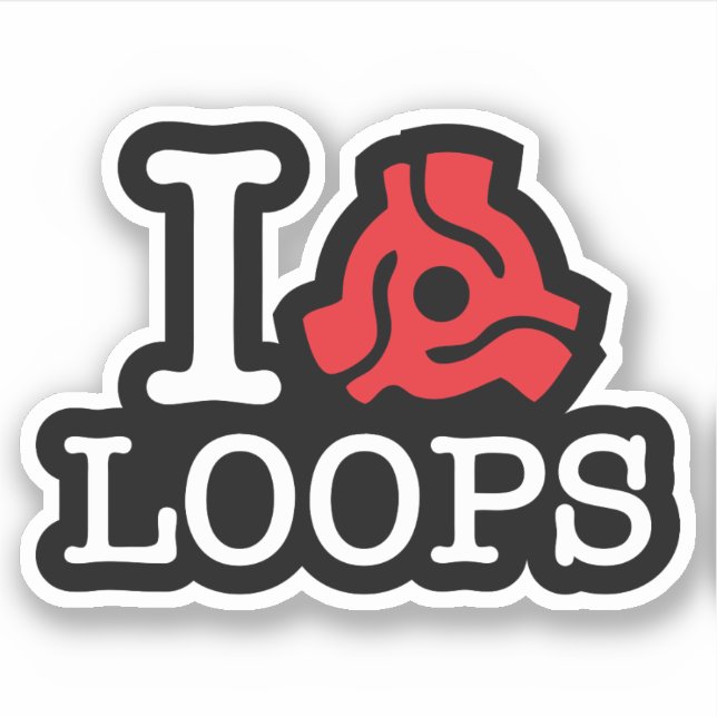 Sticker Boucles d'adaptateur I 45 (Devant)