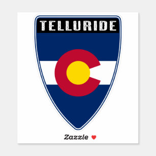 Sticker Bouclier du Colorado de Telluride