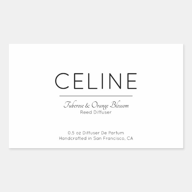 Sticker bougie cadeau Céline chandelle Stick cadea (Devant)