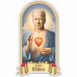Sticker Bougie de prière Saint Joe Biden