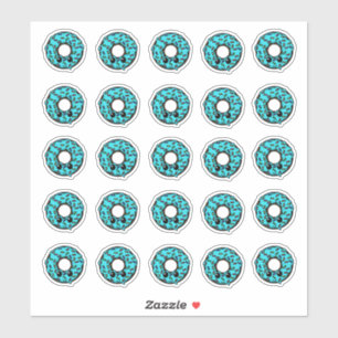 Sticker Bouillie de chocolat avec des arrosages de glaçage