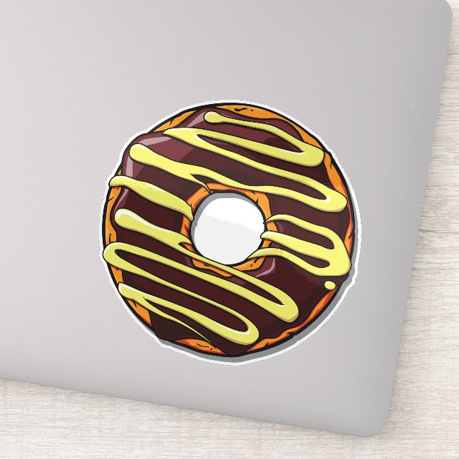 Sticker Bouillie de chocolat, noix de muscade, givrage, gl (Détail)