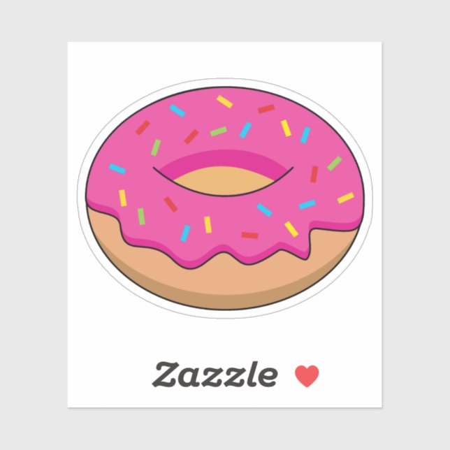 Sticker Bouillie de fraises avec des arrosages (Feuille)