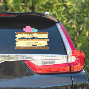 Sticker Boulangerie de verre de gâteau Boulangerie de voit