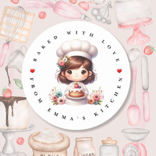 Sticker Boulangerie Moderne Cuite Avec Amour