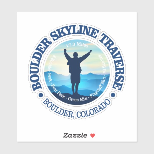 Sticker Boulder Skyline Traverse (V) (Feuille)