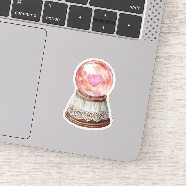 Sticker Boule en cristal rose (Détail)
