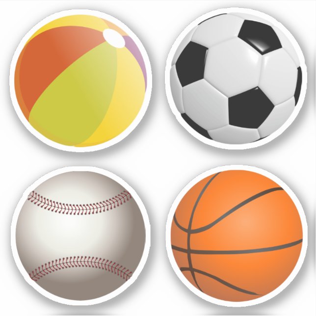 Sticker Boules de sport (Devant)