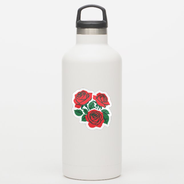 Sticker Bouquet de roses (Gourde)