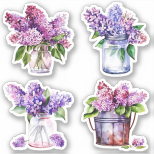 Sticker Bouquets Lilac