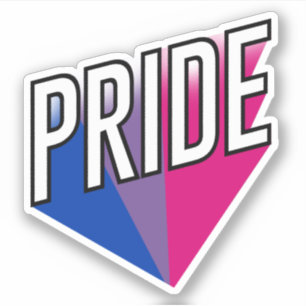Sticker Bourse de fierté bisexuelle