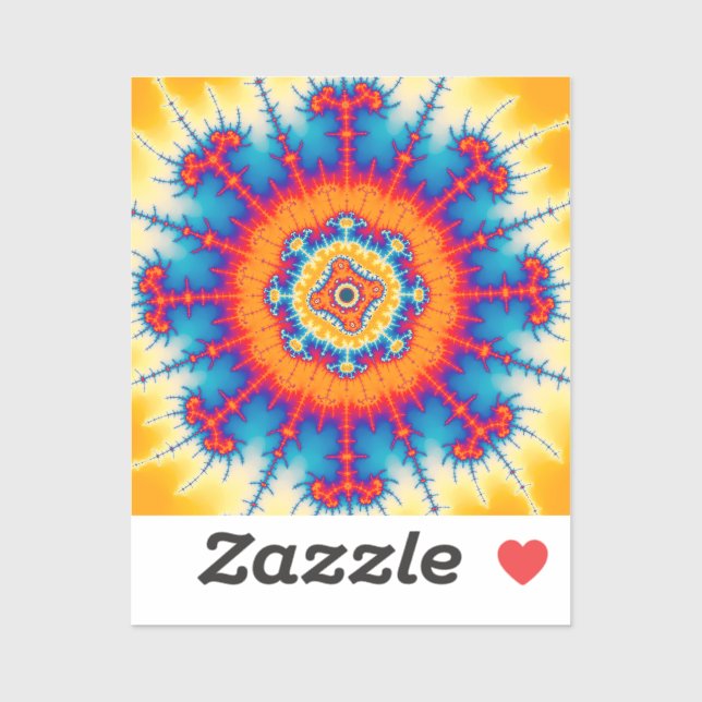 Sticker Bourse de fleurs Mandelbrot (Feuille)