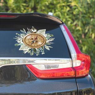 Sticker Boussole de remplissage aquarelle