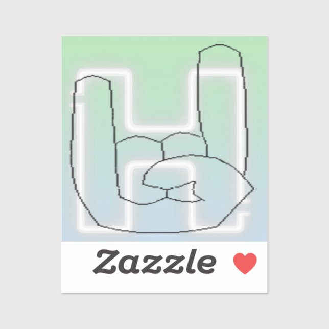 Sticker Bouton Hella (Feuille)