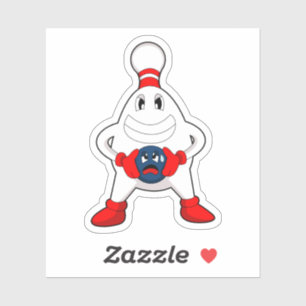 Sticker Bowling Bowling pin Bowling Bowling