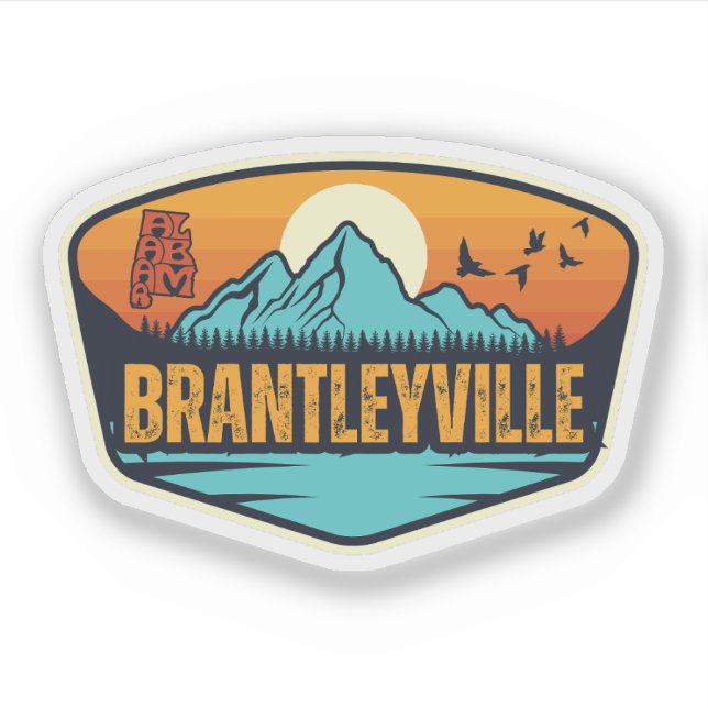 Sticker Brantleyville, Alabama (Devant)