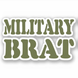 STICKER BRAT MILITAIRE