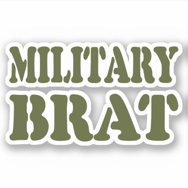 STICKER BRAT MILITAIRE (Devant)
