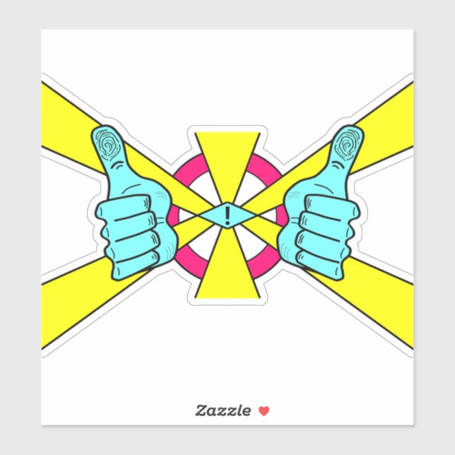 Sticker Bravo ! Bonne image (Feuille)