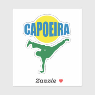 Sticker Brazilian Capoeira Martial Arts Fighter